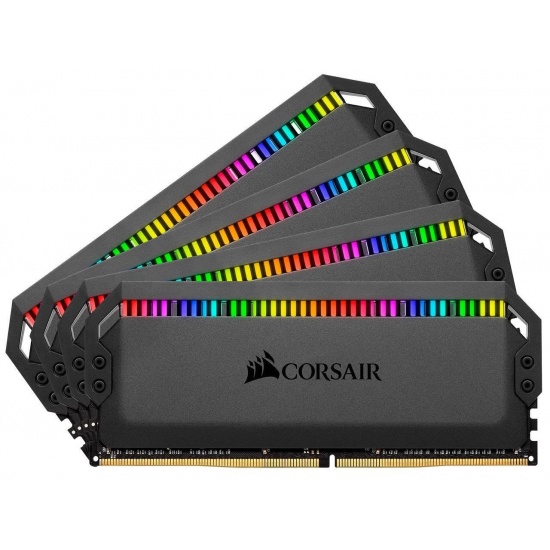 KIT MEMORIA RAM CORSAIR DOMINATOR PLATINUM BLACK RGB 32GB (16GB X